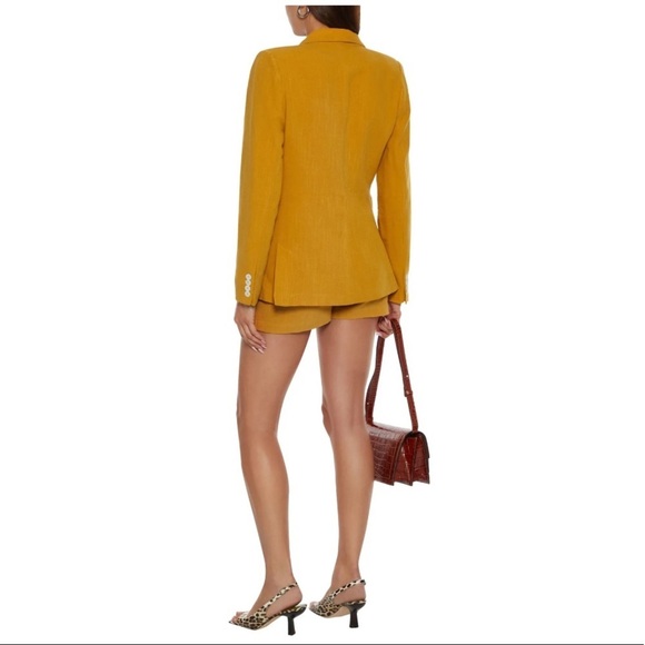 Walter Baker | Roger Double Breasted Jacket Mustard Size S - Picture 3 of 9